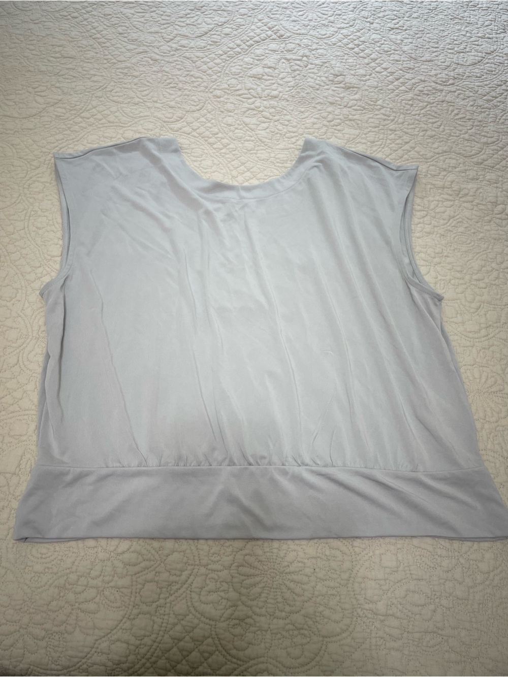 Banana Republic Light Gray Sleeveless Tank